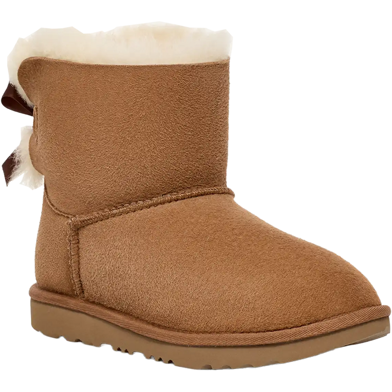 Youth Mini Bailey Bow II, UGG Youth Mini Bailey Bow II Boot 3/4 view