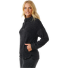 Rip Curl Women's Cosy Hood in Black Marble left