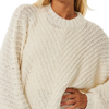 Rip Curl Women's Classic Surf Knit Crew in Bone front 