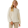 Rip Curl Women's Classic Surf Knit Crew in Bone