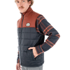 Jetty Men's Terrace Vest in Navy front left
