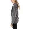 Jetty Women's Good Natured Hoodie in Charcoal left