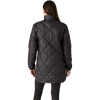 Patagonia Women's Pine Bank Insulated Parka in INBK-Ink Black back