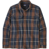 Patagonia Men's Fjord Loft Shirt in NTSU-Netted: Sunken Blue