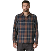 Patagonia Men's Fjord Loft Shirt in NTSU-Netted: Sunken Blue front
