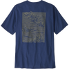 Patagonia Strataspire Responsibili Tee in CLMB-Clement Blue