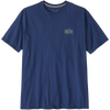 Patagonia Strataspire Responsibili Tee in CLMB-Clement Blue front