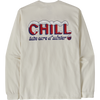Patagonia Men's Long Sleeve Chill Responsibili-Tee in Birch White