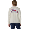 Patagonia Men's Long Sleeve Chill Responsibili-Tee in Birch White back