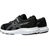 Asics Youth Contend 9 Pre-School in 002-Black/White pair left back