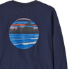 Patagonia Youth Long-Sleeved Skyline Stencil T-Shirt graphic