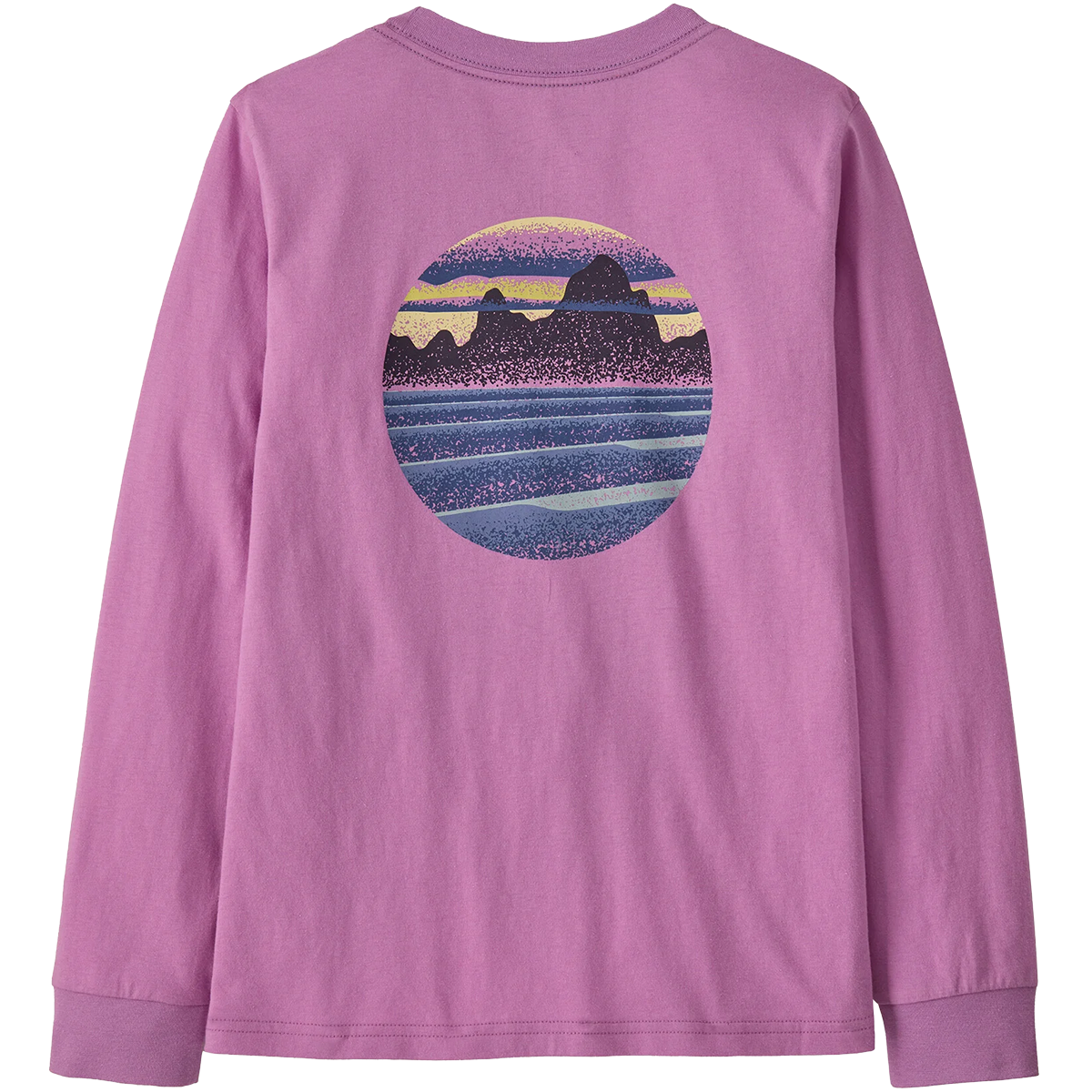 Youth Long Sleeve Skyline Stencil T-Shirt alternate view