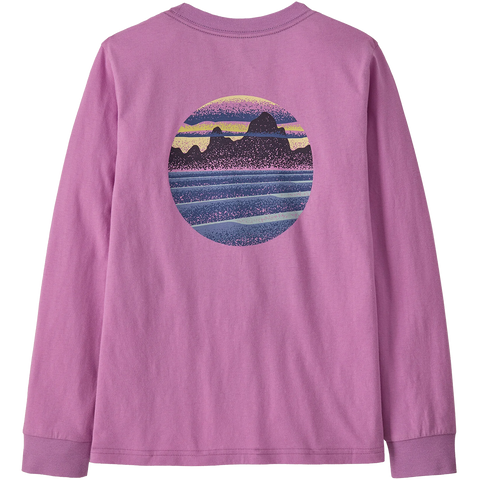 Youth Long Sleeve Skyline Stencil T-Shirt
