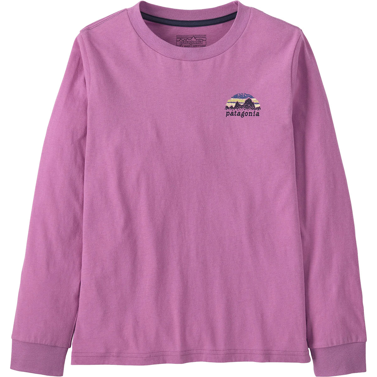 Youth Long Sleeve Skyline Stencil T-Shirt alternate view