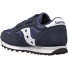 Saucony Youth Jazz Double Hook and Loop in Navy/White back left