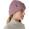 Patagonia Women's SnowDrifter Beanie in STMA-Stormy Mauve