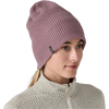 Patagonia Women's SnowDrifter Beanie in STMA-Stormy Mauve front  no fold