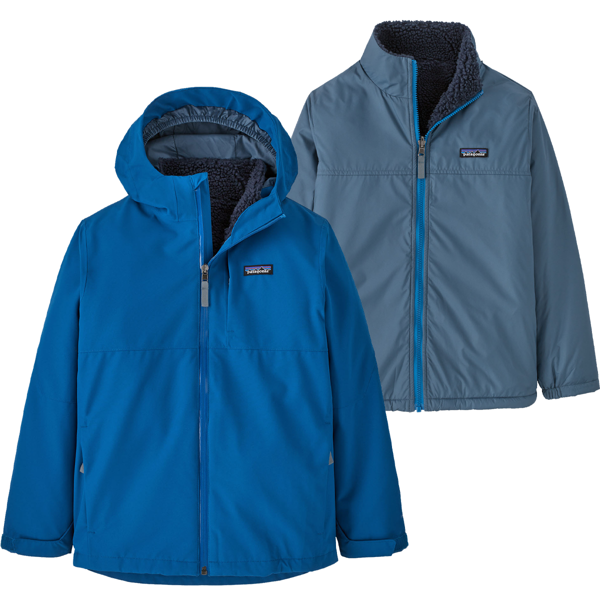 Patagonia 4 in 1 Everyday Jacket Kids Endless Blue L