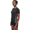 On Women's Performance T in Black Eclipse front left