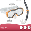 US Divers Tiki JR Combo Orange Grey specificationsUS Divers Tiki JR Combo Pink Teal specifications