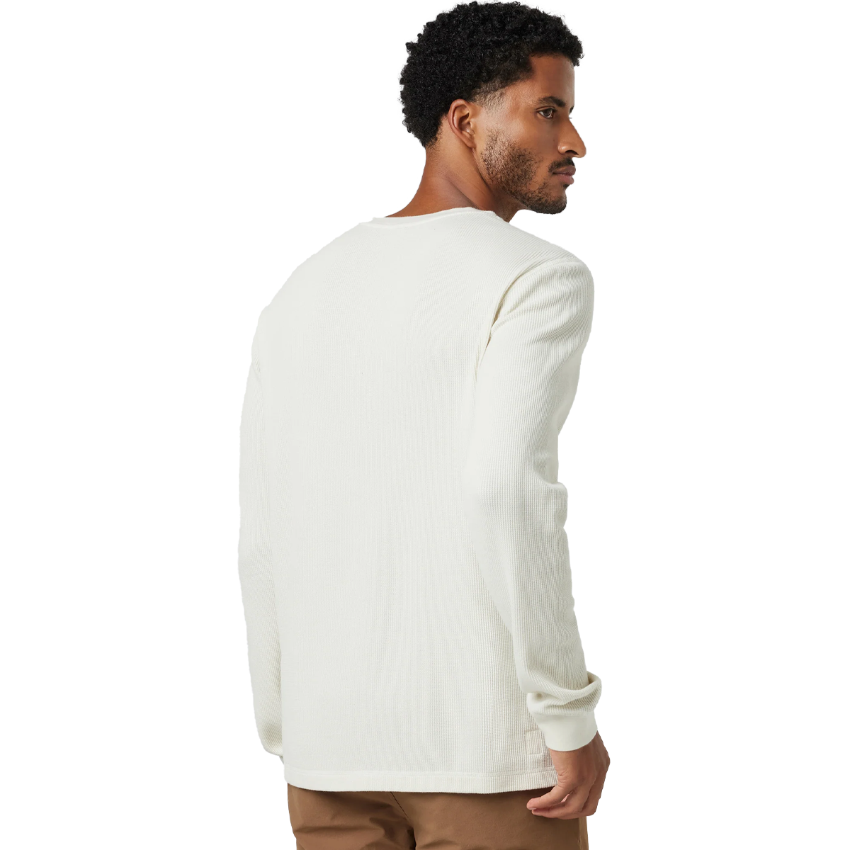 Men's Waffle Henley alternate view