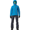 Patagonia Women's Insulated Storm Shift Jacket in Vessel Blue front full length