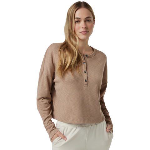 Women's Long Sleeve Sunrise Oversize Henley