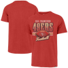 47 Brand Men's 49ers Last Call Franklin Tee front and back