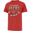 47 Brand Men's 49ers Last Call Franklin Tee in Scarlet Red