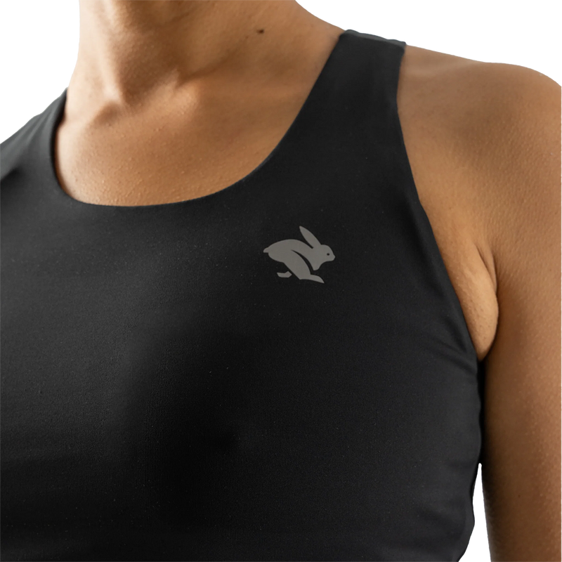 Women's Crusher Pocket Crop, Rabbit Women's Crusher Pocket Crop in Black branding