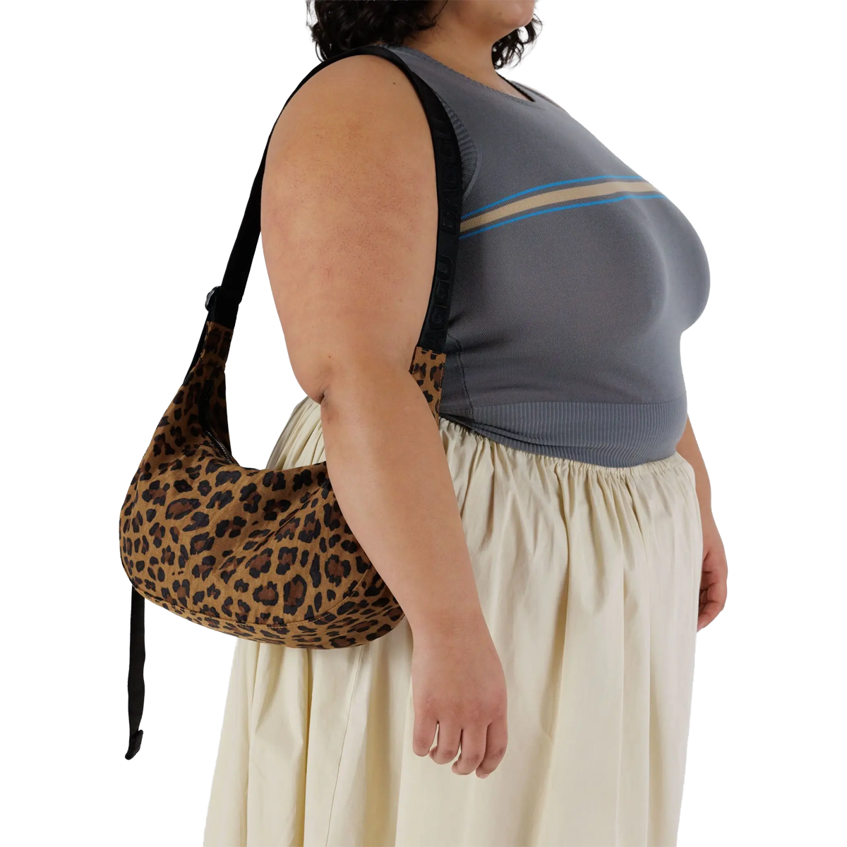 Medium Nylon Crescent Bag alternate view