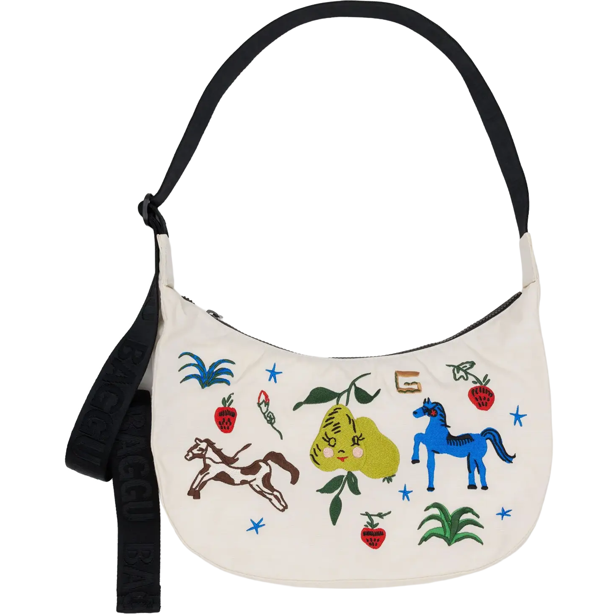 Medium Nylon Crescent Bag alternate view