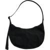 BAGGU Medium Nylon Crescent Bag in Black