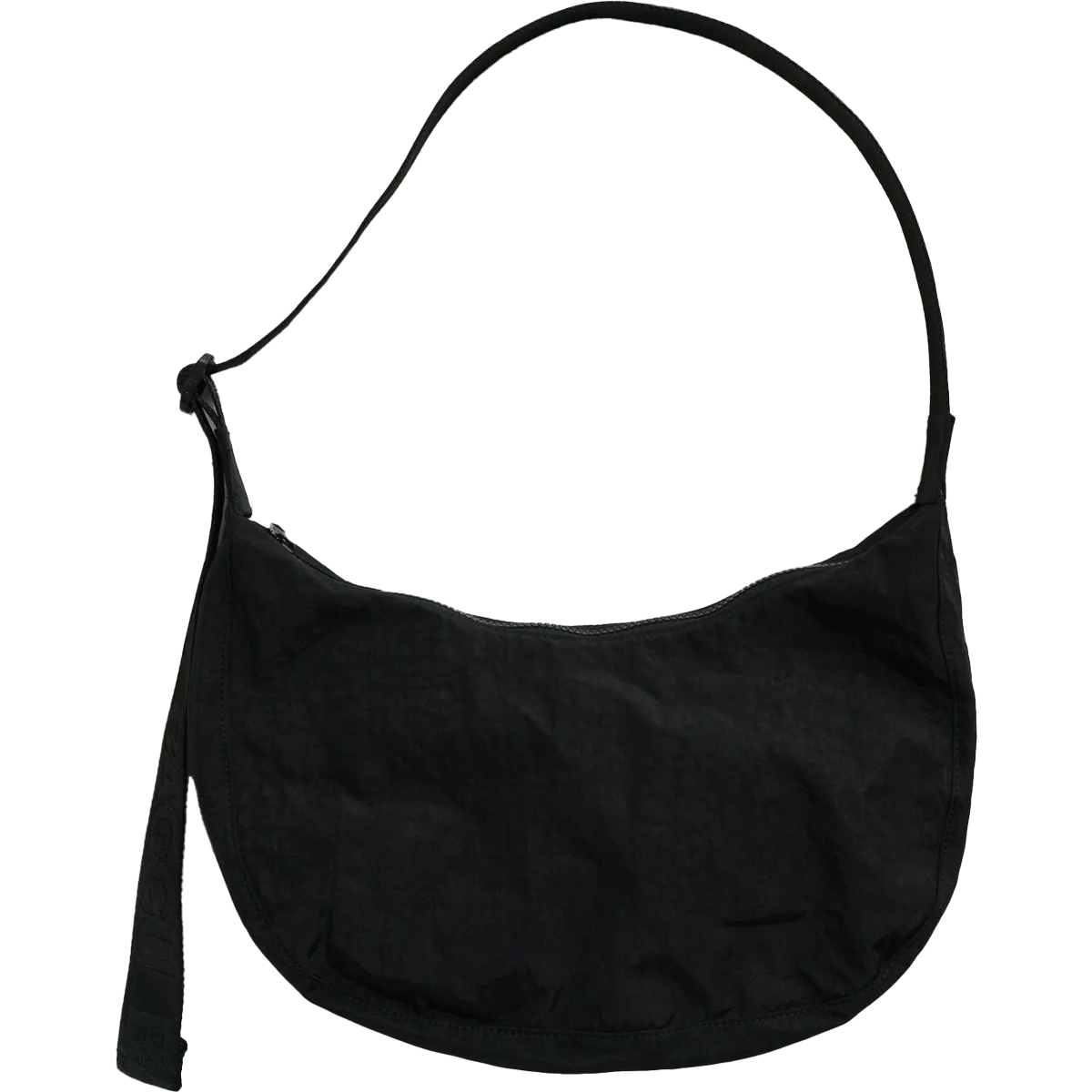 Baggu Black Medium Nylon Crescent Bag