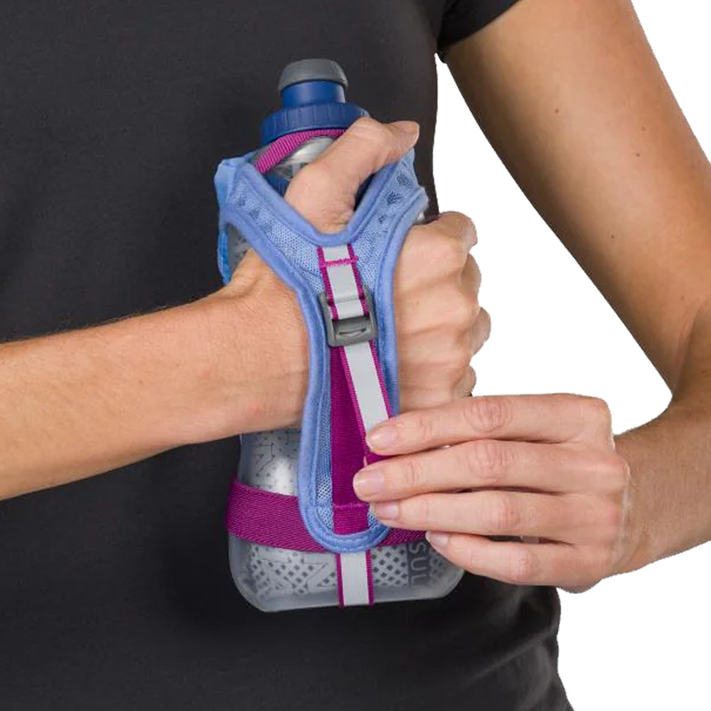 QuickSqueeze Plus Insulated Handheld Bottle 18oz, Nathan QuickSqueeze Plus Insulated Handheld Bottle 18oz strap