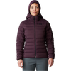 Mountain Hardwear Women's Deloro Down Full Zip Hoody in 513-Blackberry