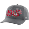 47 Brand 49ers Wave 47 Hitch RF in Charcoal