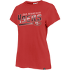47 Brand Women's 49ers Pep Up Frankie Tee in Racer Red