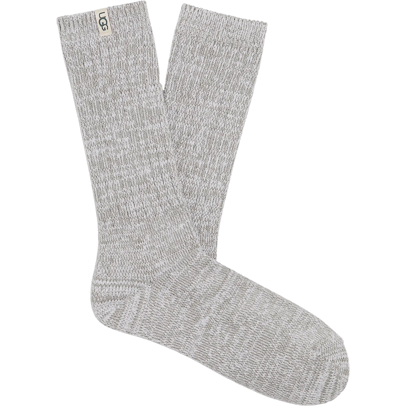 Women's Rib Knit Slouchy Crew Sock, Featured Image