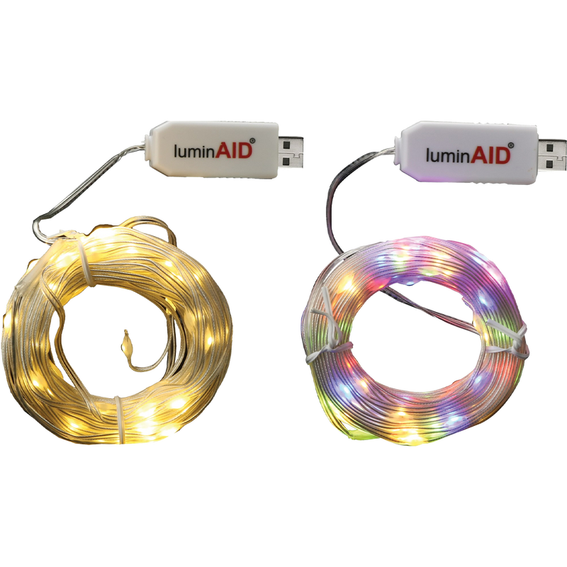 LuminAID Add-On String Lights, LuminAID Add-On String Lights both colors