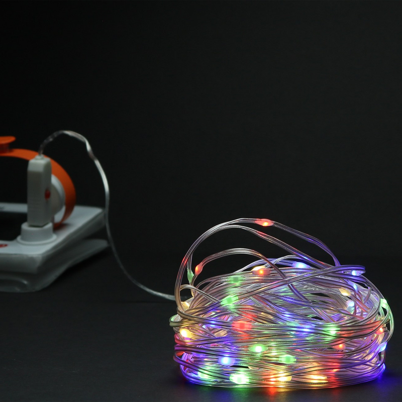 LuminAID Add-On String Lights, LuminAID Add-On String Lights plugged in