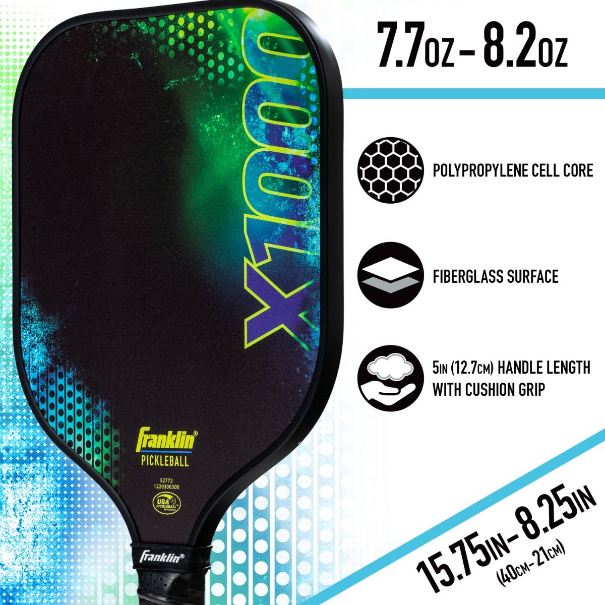 X-1000 Series Fiberglass Pickleball Paddle alternate view