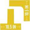 Franklin Sports Court Marker Kit dimensions