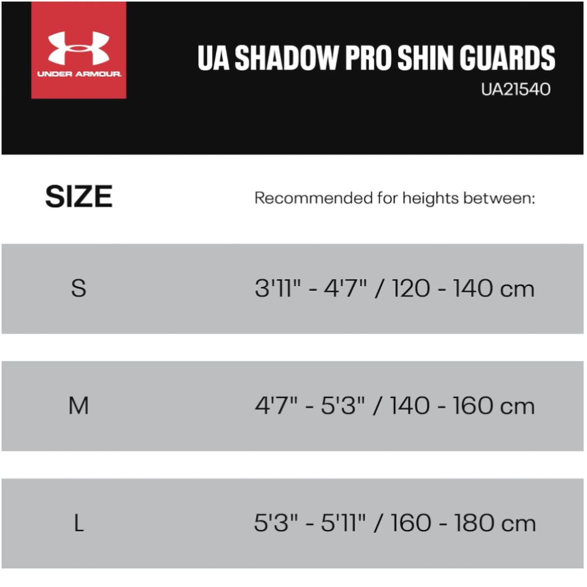 UA Shadow Pro Shin Guards alternate view