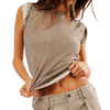 Free People Women's Riley Tee in Brown