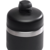Bivo Dirt Cap in black on bottle closed