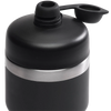 Bivo Dirt Cap in black on bottle open