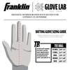 Franklin Youth Grow-To-Pro Tee Ball Batting Gloves size chart