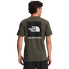 The North Face Men's Box NSE Short Sleeve Tee in New Taupe Green