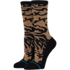 Stance Women's Animalistic Crew in Black Brown 